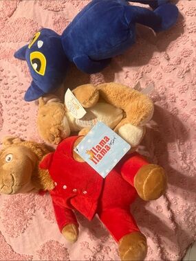 Kohls Kids Blue, Brown, and Red Plush Toy - Classic Kids Stuffed Animal